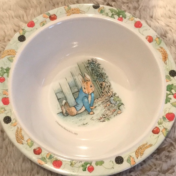 Frederick Warne &Co. | Dining | Vintage Peter Rabbit Plastic Bowl 205 ...